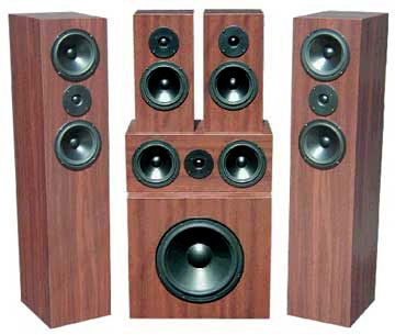 HDHT Tower system with Fritz monitor  back channels & 300  watt powered sub $2500